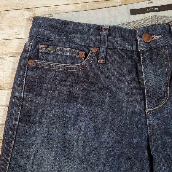 Joe's‎ Jeans Sz 29 Rocker Style Thompson Wash Boot Cut Faded Dark Wash - Picture 4 of 13